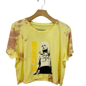 NWOT Prince Peter BLONDIE Cropped Tie-Dye Graphic Tee Sz Large